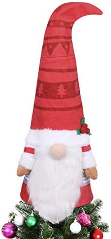 Karácsonyi Gnómok Clearance karácsonyfa Topper Karácsonyi Mikulás csúcsdíszt Gnome Baba, Dísz, Otthon, Nyaralás, Téli Party Dekoráció