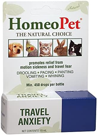 HomeoPet Utazási Szorongás, Nyugtató Megkönnyebbülés Kutyák, Macskák, Egyéb Kis Állat, 15 Ml
