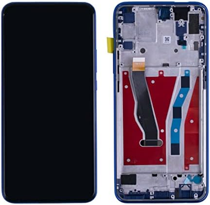 Ygpmoiki a Huawei Y9 Miniszterelnök 2019 STK-LX3 STK-L03B LCD Kijelző érintőképernyő Digitalizáló Összeállítás + Keret Kék
