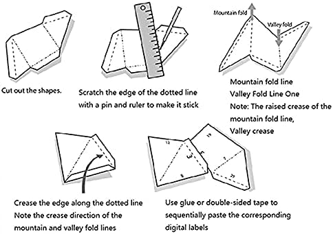 WLL-DP Macska Nézd Papír Modell, 3D-s Papír Trófea Nem a Vágás Geometriai Papír Szobor DIY Origami Puzzle Kreatív Otthon Dekoráció
