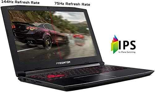 Acer Predator Helios 300 Laptop, 15.6 Full HD IPS Kijelző Intel 6-Core i7-8750H, GeForce GTX 1060 6 GB DDR5 16GB DDR4, 256 gb-os
