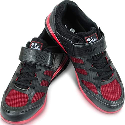 Kettlebell - 35 lb-Csomag Cipő Venja Méret 9.5 - Fekete, Piros
