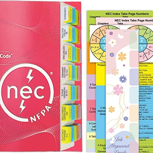 NEC Lapok, 140 Db a 2023 Nemzeti Elektromos Kód(a Könyv nem Tartalmazza a), Szín-Kódolt, valamint Laminált Lapok Ohm Törvénye