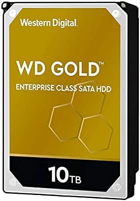 Western Digital WD 10TB Arany Vállalati szintű Merevlemez-Meghajtó - 7200 RPM Osztály SATA 6 gb/s 256 MB Cache 3,5 Hüvelykes HDD,