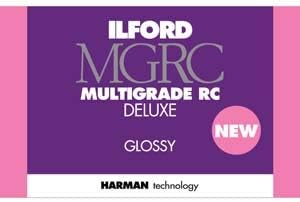 Ilford Multigrade V RC Deluxe Fényes Felület, Fekete-Fehér fotópapír, 190gsm, 5x7, 100 Lap
