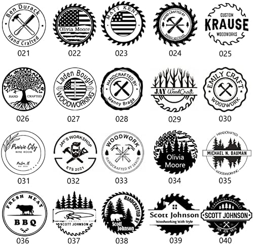 Egyéni Hő Bélyegző Logo Design Márka Vas, Fa,Tartós Márka Vas Bélyeg, Ajándék Asztalos, Bőr Kézművesek, valamint Kézműves Szeretők (6x6)