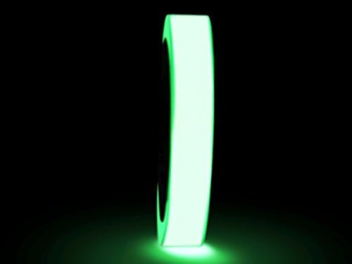 WOD GDT24 Fotolumineszcens Világít A Sötét Szalag, Zöld - 2 inch x 50 yardon. - Ideális a Címke Biztonsági Jeleket a vészkijáratok