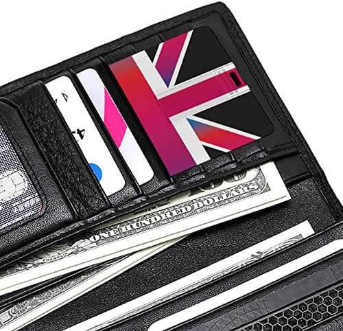 Union Jack Anglia Zászlók Hitelkártya USB Flash Személyre szabott Memory Stick Kulcsot Tároló Meghajtó 32G
