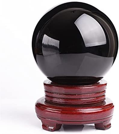30mm-100mm Fekete Obszidián kristálygömb Feng Shui Dekoratív Labdát Gyógyító Kő Fotózás, Kellékek Üveg Globális Gömb lakberendezés