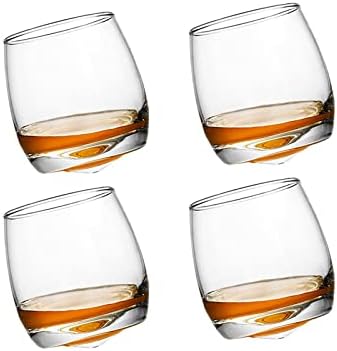 ARZARF Üveg Csésze 4 Db Poharat Meghatározott Whiskys Poharat, Whiskys Pohár,Skót Whisky, Whisky, Koktélok Háztartási Víz Szemüveg Barware