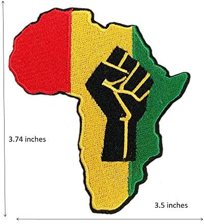Aranyos-Javítás Fekete Él Számít, Kalap Pin Vas a Foltok Afrikai Térkép
