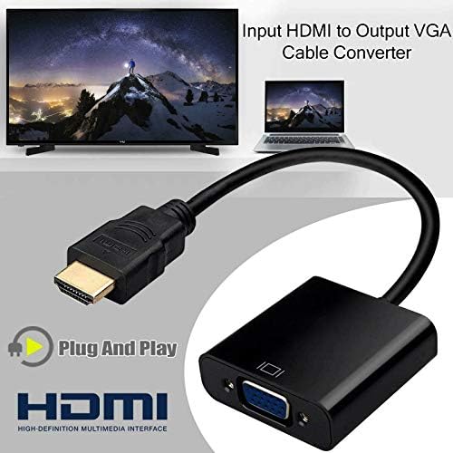 HDMI Férfi VGA Női Video Kábel, 720p, Vagy 1080p Video kábel Kábel Átalakító Adapter PC Monitor