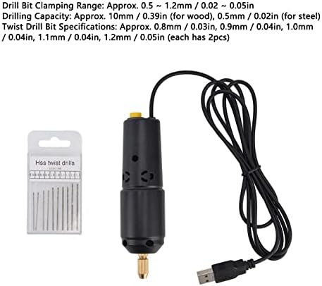 Gyanta Gyakorlat, USB-Elektromos Fúró-Könnyű kezelhetőség 13000r/perc a Gyanta Kézi Ravaszkodó Nélkül(US Plug)