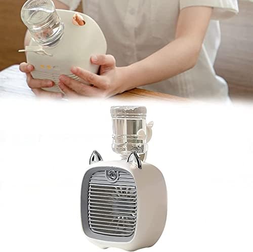 tsnhsiaat nyugalom On-the-Go - Kis Róka Spray-hűtőventilátor – Újratölthető Hordozható Páramentesítő, Ventilátor – Kompakt Mini