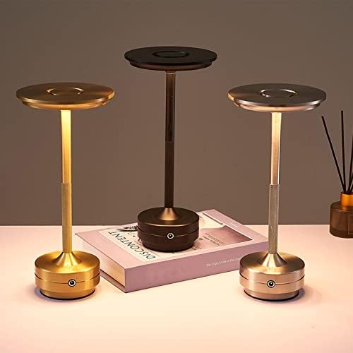 Haofy Asztali Led Lámpa Fényerő 360 Fokos Világítási Gyorsan Töltés Alumínium Asztali Lámpa, Vezeték Nélküli Akkumulátoros Led-Es Asztali