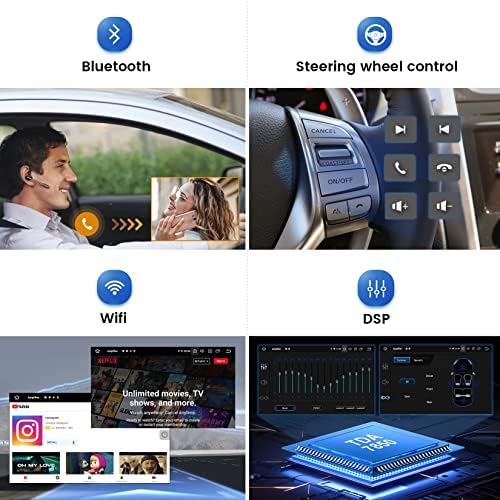 Dasaita 9 Hüvelykes HD Android Fej Egység Nissan Teana Altima 2014 2015 2017 2018 Carplay Android Auto Autó Sztereó Bluetooth, DSP WiFi
