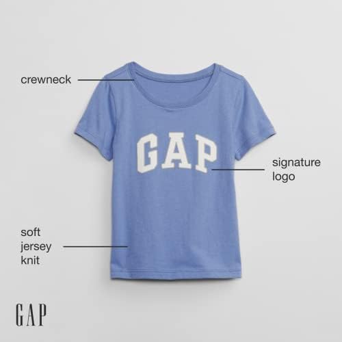GAP Baby-Lány Rövid Ujjú Logo póló
