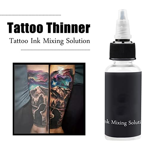Színkeverés Megoldás, 30Ml Tetoválás színkeverés Megoldás Professzionális Tetoválás Pigment Hígító a Keverési Tetováló Festékek Test