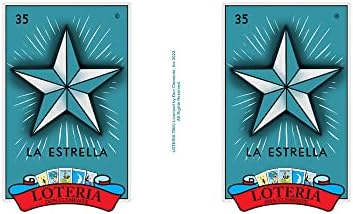 Loteria La Estrella 17 oz Rozsdamentes Acél Üveg Vizet, 17 Uncia, Színes