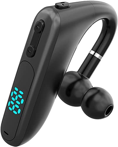 Vecot Bluetooth Headset-Bluetooth-Fülhallgató Mikrofonnal Tucker Bluetooth Headset IPX6 Vízálló 16 Óra Beszél kihangosító