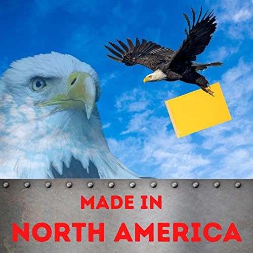 PSBM Kraft Buborék Mailer, 8.5x12 Es, 2100 Csomag, Párnázott Szállítási Boríték Leveleket Tett Észak-Amerikában, Arany Sárga