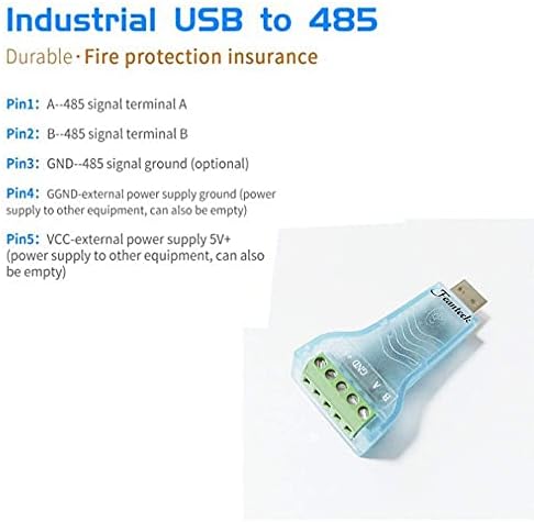 FEANTEEK USB-RS485 Átalakító ,RS485 Adapter FT232RL Gyors Kommunikáció Támogatása modbus Ipari RS485 Konverter Windows 10 8 7 MacOS,