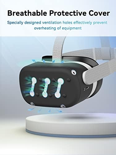 CNBEYOUNG VR váz Objektívvel Fedezni Quest 2, Első Védő előlap Védi a Kamerát, valamint az Összes Port, Anti Karcolás Por Sokk Hő Diszperziós