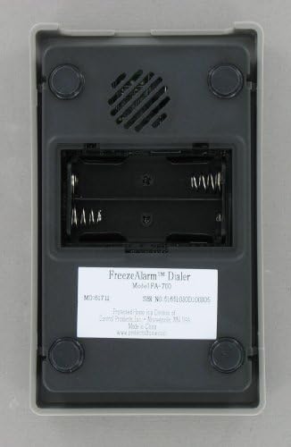 Ellenőrző Termékek FreezeAlarm Tárcsázó Hőmérséklet Riasztás FA-700 1 telefon üzenetet bejelentés / monitor alacsony, vagy magas hőmérsékleti