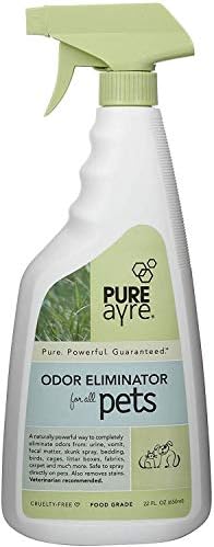 PureAyre – Minden-Természetes Növényi Alapú Pet Odor Eliminator – Tiszta, Erős, de Teljesen Biztonságos – 22 Dkg (2 Csomag)