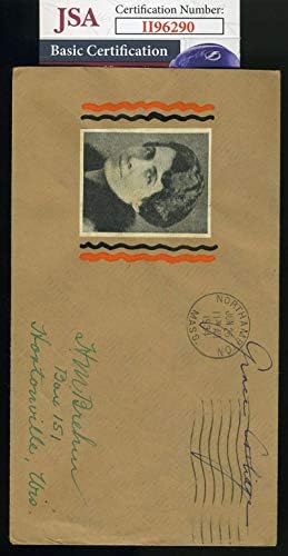 Grace Coolidge SZÖVETSÉG Coa Kézzel Aláírt HM Brehm Művészeti FDC Cache Autogramot