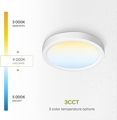 ASD 5 Hüvelykes LED süllyeszthető Mennyezeti Lámpa - Modern Szabályozható 10W 725LM Közel Mennyezeti világítótestek - 3000K-5000K