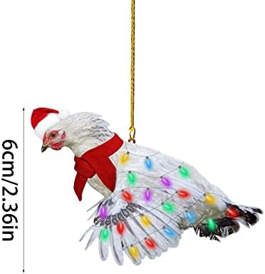 Özönlöttek A Karácsonyi Koszorú Csodálatos Karácsonyi Csirke Akril Lapos Medál Karácsony Dekoráció Medál Karácsonyi Haza Autó Hátizsák