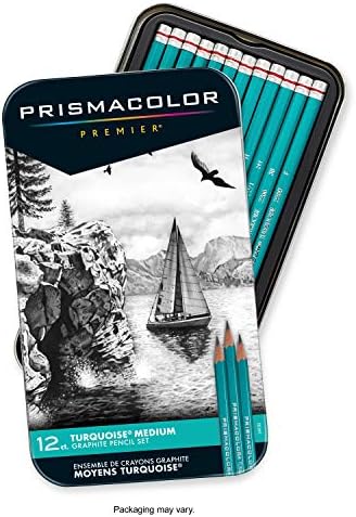 Prismacolor Premier Türkiz Grafit Vonalvezetés Ceruza, Közepes Vezet, 12-Es Csomag