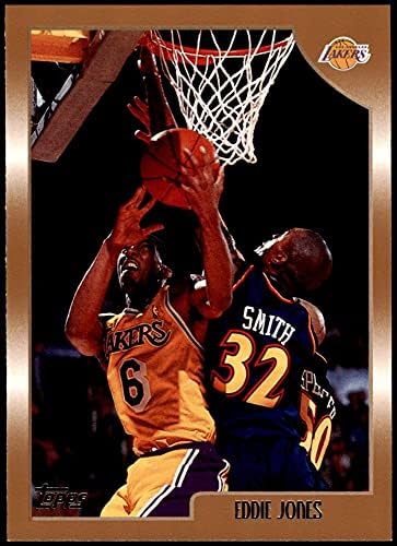 1998 Topps 103 Eddie Jones Los Angeles Clippers (Kosárlabda Kártya) NM/MT Clippers