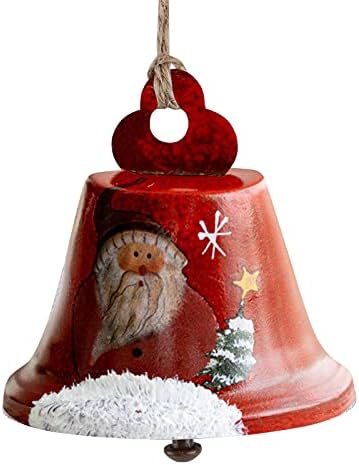 Bell Dekoráció Bell Vas Hóember Medál Kovácsoltvas Harangok, Harangok Karácsonyi Medál Fa Mikulás A Karácsonyi Lakberendezés