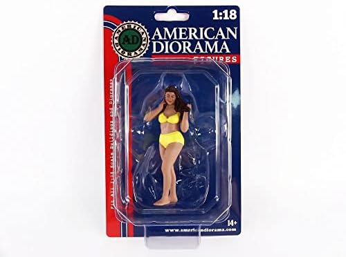 Beach Lány Amy Figura az 1/18-Skála Modellek az Amerikai Dioráma 76316