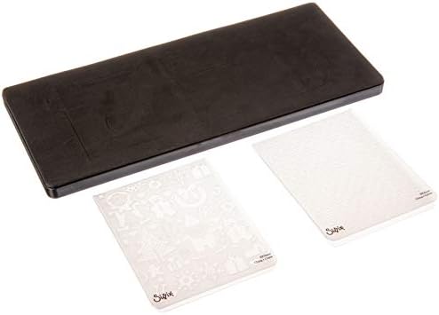 Sizzix Bigz XL Bónusz Texturált Benyomások Dombornyomás Mappák - Ajándék Kártya Tartóját, a Hó, a Faluban meg