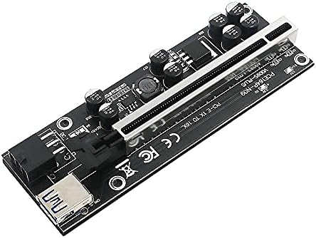 Új Verzió 009S Plusz PCIE Kelő 1x, hogy 16x Grafikus Kiterjesztése a Bitcoin GPU Bányászati Powered Kelő Adapter Kártya
