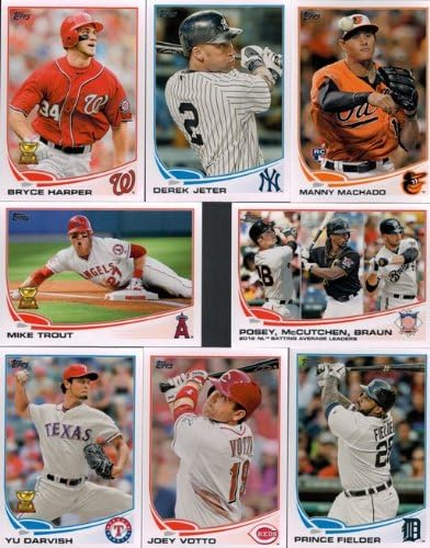 2013 Topps MLB Baseball KIZÁRÓLAGOS HATALMAS 666 Kártya Gyári Lezárt Kiskereskedelmi Gyári Beállítás. Tartalmazza az összes Sorozat 1, 2 Kártyák