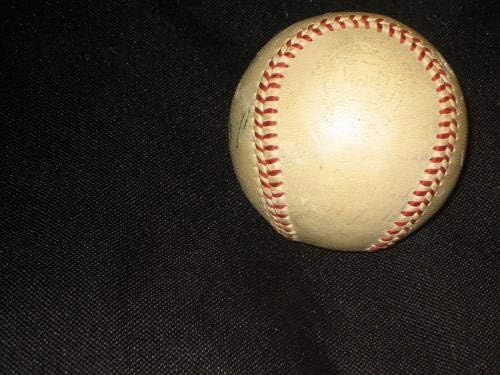 1955 Tigrisek Csapat (14) Aláírt Dedikált Oal Harridge Baseball Al Kaline, Szövetség - Dedikált Baseball