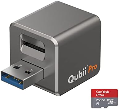 MAKTAR 256 gb-os Qubii Pro USB-EGY pendrive-ot, az Automatikus Mentés Töltés Közben Mpi Hitelesített Kompatibilis az iPhone/iPad, Fénykép