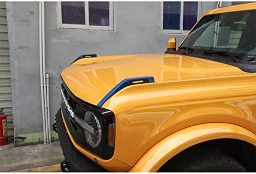 Autó ABS Hood úton látnivalók, Hood úton látnivalók Kezelni Fedezze Dekoratív Berendezés a Bronco 2021+