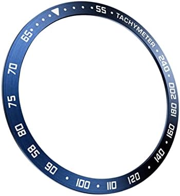MYCCOK Fém Óra Gyűrű Kompatibilis a Galaxy Watch4 44Mm Karcolás Védelem Fém táska Stílus E
