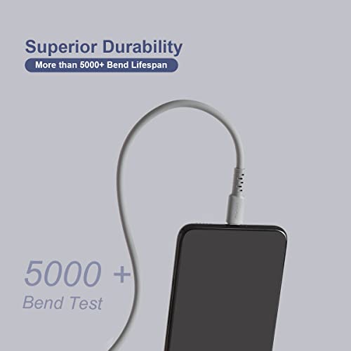 Hichain USB A-USB C Kábel, C Típusú Töltő Kábel,Puha tapintású Kábel,Vízhatlan, adatátviteli Galaxy S8 S9 S10 Plusz Megjegyzés 10
