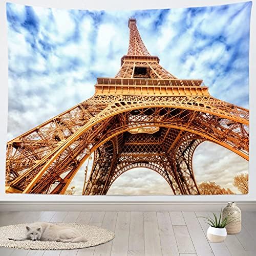 Loccor 15x8ft Szövet Párizsi Eiffel-Torony Hátteret, Tájékozódási pont Épület Franciaország Fotó Háttér Gobelin Párizs Party Dekoráció