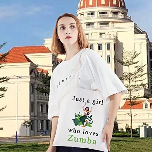 LEVLO Zumba Kozmetikai smink Táska Fitness Tánc Edzés Ajándék, Csak Egy Lány, Aki Szereti a Zumba Smink Cipzár Tasakot A Nők, Lányok (Zumba