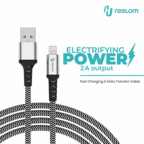 Reelom 6.6 ft. Hosszú USB-Fonott Nylon 2A Töltő Kábel 30000 Kanyarban Teszt Át, valamint az Összes Csatlakozó Eszközök (Csomag 2)