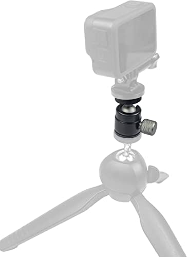 FEICHAO Kamera Mini Ball Fej 360° - Os Forgó 1/4 Csavart DSLR Okostelefon Flash Projektor Élő Állvány