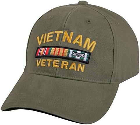 Rothco Vintage Vietnámi Veterán Alacsony Profil Kap, Olive-Szürke