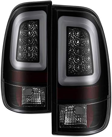 Spyder 5084248 Ford F150 Styleside 97-03 / F250/350/450/550 Szuper Vám 99-07 Verzió 3 fénysáv LED-es hátsó Lámpák -, Fekete Füst